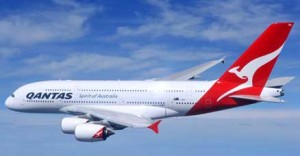 Qantas-380 Qantas Airbus 380 er fortsat "grounded"