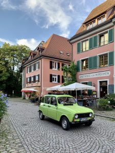 Gadebillede fra byen Staufen im Breisgau i Schwarzwald, Tyskland