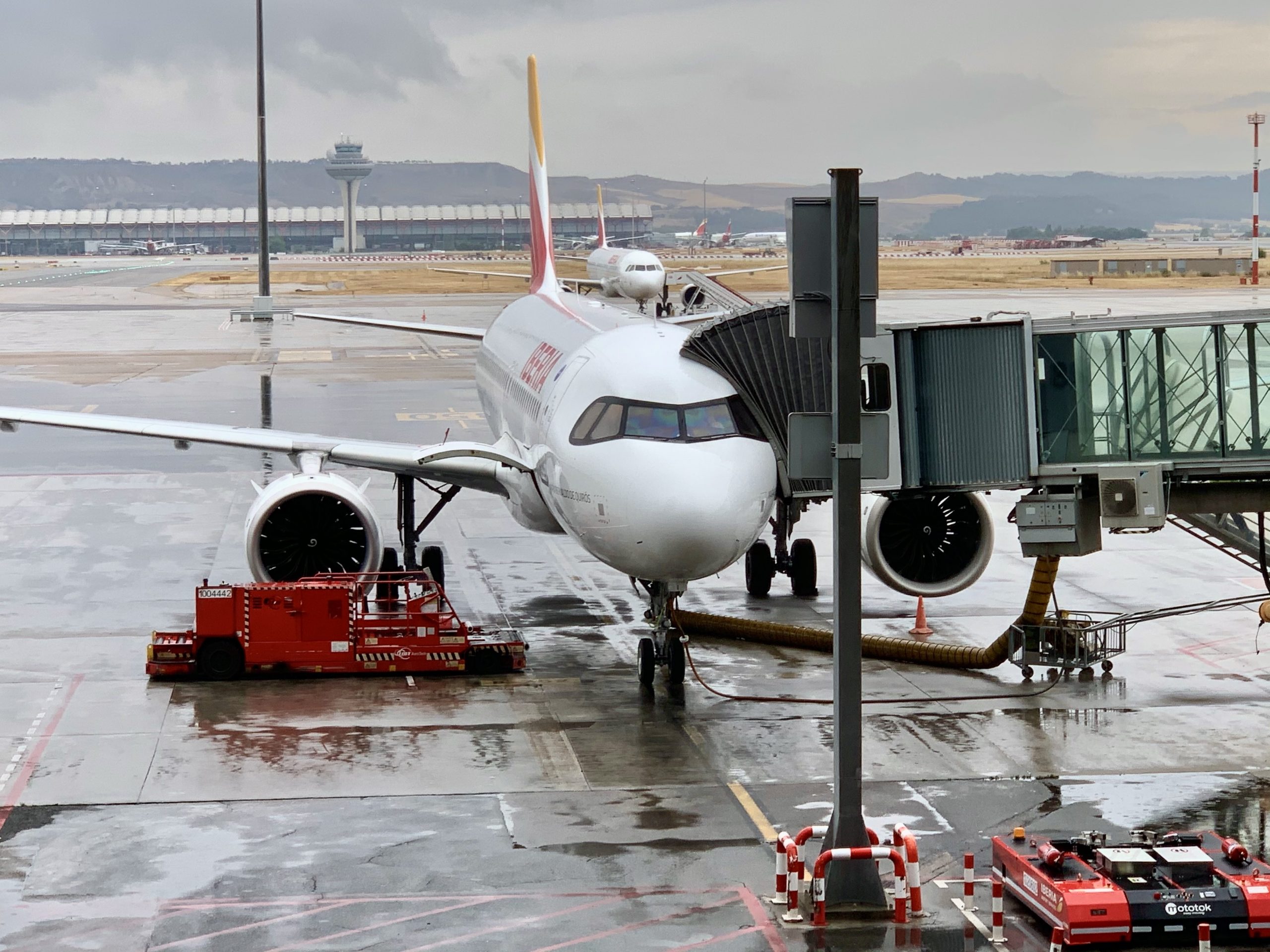 Rutetjek: Iberia på sæde 1A (Business Class)