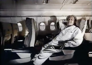 Billede: Så god var pladsen på Economy Class i flyvningens gyldne tidsalder i 1960'erne