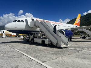 Drukair i Paro, Bhutan