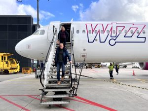 Wizz Air fejrer 10 år i Billund - og fordobler kapacitet Wizz Air fly i Gdansk lufthavn (foto: Kenneth Karskov)