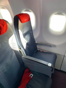Austrian Airlines A320 seating