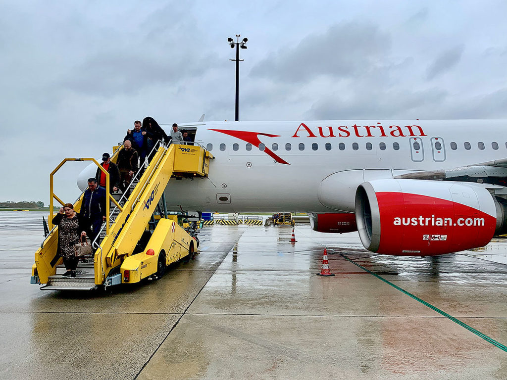 Austrian Airlines A320 at VIE