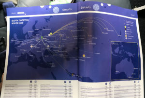 Belavia route map