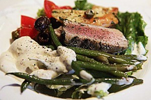 Cathay Pacific First Class Salad