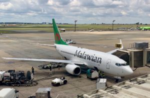 Malawian flyet i Johannesburg lufthavn (foto: Kenneth Karskov)