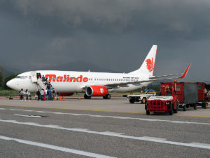 Malindo Air Boeing 737 at Langkawi Airport
