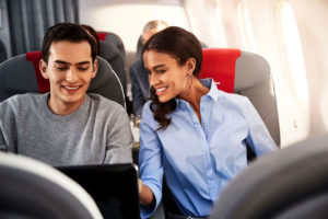Norwegian har gratis internet ombord på flyet (foto: Norwegian)