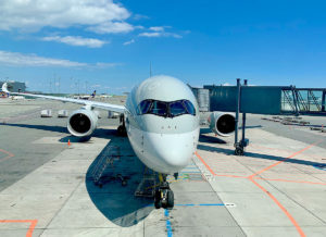 Qatar Airways Airbus A350 i Københavns Lufthavn CPH