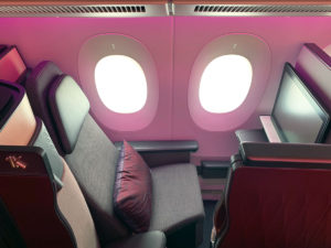 Qatar Airways Qsuite 1K Airbus A350-1000