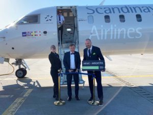 Aarhus Airport Manchester SAS rute