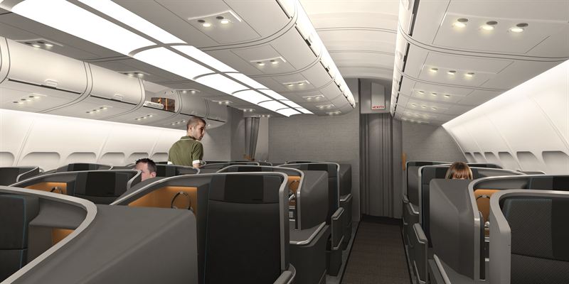 SAS Business long-haul cabin