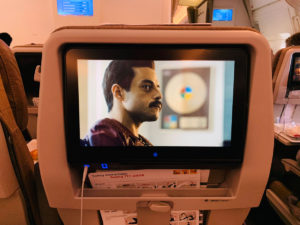 Der er intet at udsætte på Economy Class produktet hos SWISS - turen føles bare meget lang (foto: Kenneth Karskov)