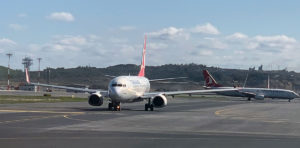 Turkish Airlines fly i Istanbuls nye lufthavn (foto: Kenneth Karskov)