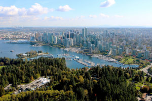 Vidunderlige Vancouver set fra luften (foto: Kenneth Karskov)